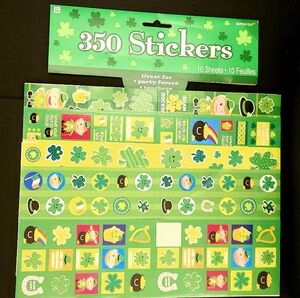 Amscan St Patrick's Day Sticker Sheets